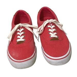 Polo Ralph Lauren Red Thorton Womens Sneakers 8.5 D Preppy Casual Americana